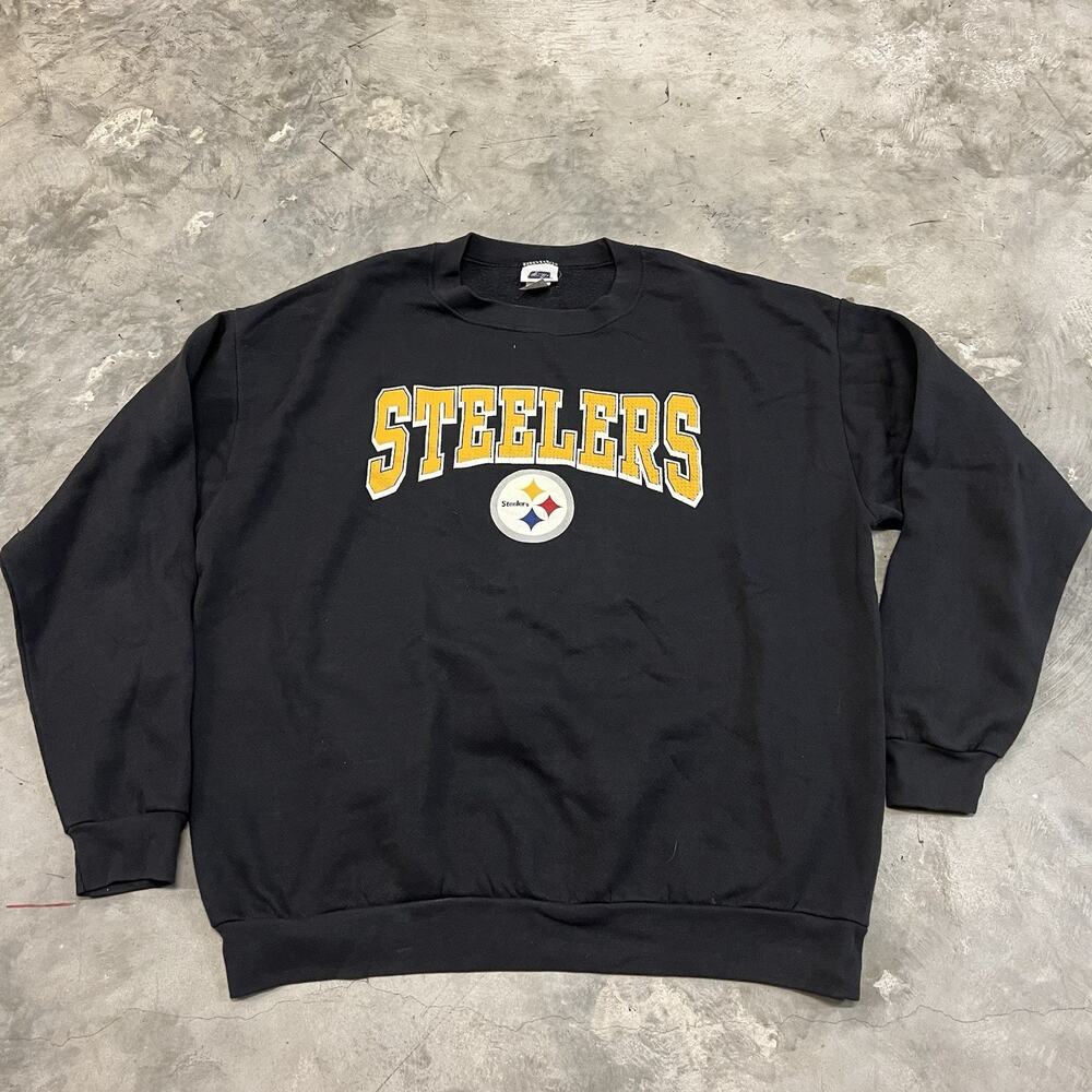 VINTAGE Pittsburgh Steelers Men's Sweatshirt Sweater CSA Size XL